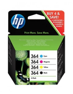 HP CART.364-CIANO MAGENTA GIALLO NERO 364 SD534EE 0886111174096 MATERIALE DI CONSUMO 2