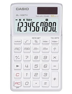 Casio SL-1100TV BIANCO SL-1100TV SL-1100TVBIA 4971850181163 CALCOLATRICI