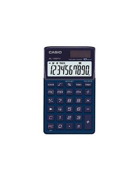 Casio SL-1100TV BLU SL-1100TV SL-1100TVBLU 4971850181194 CALCOLATRICI