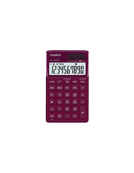 Casio SL-1100TV BORDEAUX SL-1100TV SL-1100TVBOR 4971850181187 CALCOLATRICI