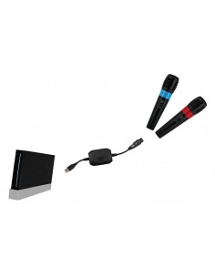 Newave Italia WII WE SING 2 MICROFONI MICROFONI WII WE SING WIAKI001 3499550294057 ACCESSORI VARI GAMES 2