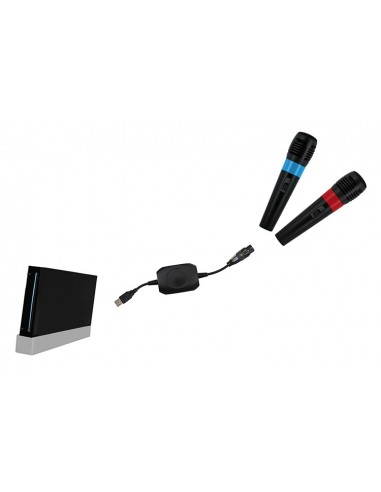 Newave Italia WII WE SING 2 MICROFONI MICROFONI WII WE SING WIAKI001 3499550294057 ACCESSORI VARI GAMES