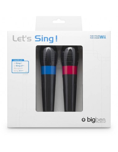 Newave Italia WII WE SING 2 MICROFONI MICROFONI WII WE SING WIAKI001 3499550294057 ACCESSORI VARI GAMES