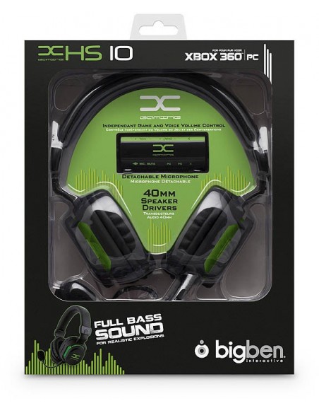Newave Italia X360 GAMING HEADSET HS10 GAMING HEADSET HS10 XBOX360 X3AXB003 3499550295405 ACCESSORI VARI GAMES