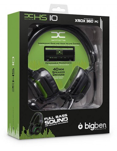 Newave Italia X360 GAMING HEADSET HS10 GAMING HEADSET HS10 XBOX360 X3AXB003 3499550295405 ACCESSORI VARI GAMES