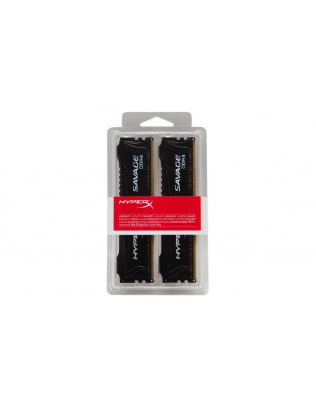 Kingston 16GB 2666MHZ DDR4 CL13 SAVAGE BLACK HYPERX SAVAGE BLACK HX426C13SB2K2 16 0740617251067 MODULI DI MEMORIA