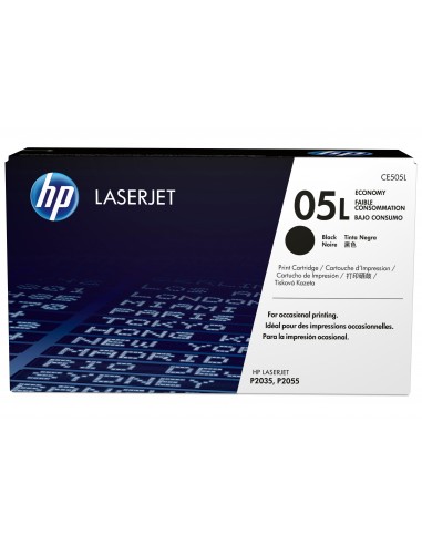 HP Inc TONER NERO LASERJ P2035 P2055 EC0 05L CE505L 0888182459232 MATERIALE DI CONSUMO