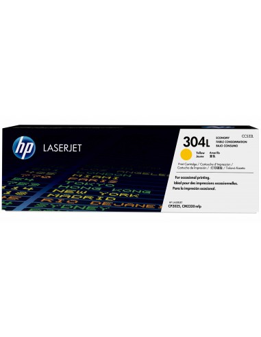 HP Inc HP 304L ECONOMY GIALLO LASERJET 304L CC532L 0888793239520 MATERIALE DI CONSUMO