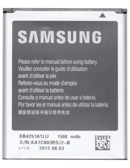 Samsung BATTERY GALAXY ACE 2 BATTERY GALAXY ACE 2 EB425161LUCSTD 8806085176881 TELEFONIA - ACCESSORI