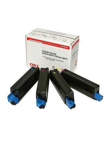 Oki RAINBOW PACK 5250 5450 5510 5540CF4 42403006 42403006 5031713029144 MATERIALE DI CONSUMO
