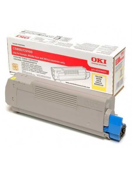 Oki CARTUCCIA TONER GIALLO C5800 5900 43324421 43324421 5031713031239 MATERIALE DI CONSUMO