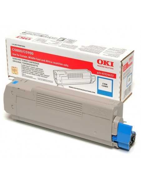 Oki CARTUCCIA TONER CIANO C5800 5900 43324423 43324423 5031713031253 MATERIALE DI CONSUMO