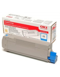 Oki CARTUCCIA TONER CIANO C5600 5700 43381907 43381907 5031713031413 MATERIALE DI CONSUMO