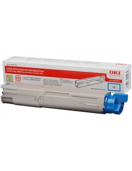 Oki TONER CIANO MC350 360 C3520 2 5K 43459371 43459371 5031713045434 MATERIALE DI CONSUMO