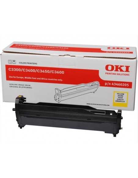 Oki TAMBURO GIALLO C3300 3400 3450 3600 43460205 43460205 5031713032076 MATERIALE DI CONSUMO
