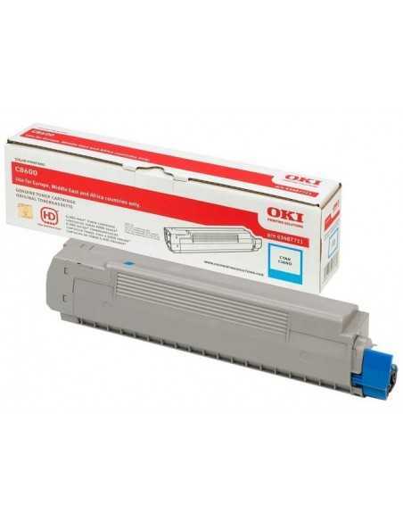 Oki TONER CIANO PER C8600 88 6000PAGINE 43487711 43487711 5031713037736 MATERIALE DI CONSUMO