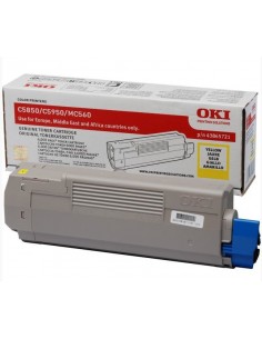 Oki TONER GIALLO C5850 5950  6000 PAG 43865721 43865721 5031713039853 MATERIALE DI CONSUMO