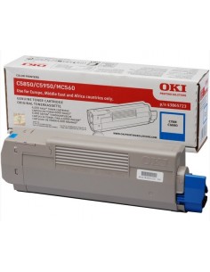 Oki TONER CIANO C5850 5950  6000 PAG 43865723 43865723 5031713039877 MATERIALE DI CONSUMO