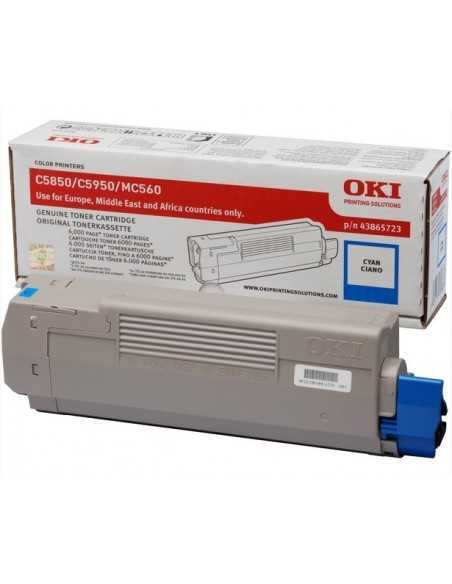 Oki TONER CIANO C5850 5950  6000 PAG 43865723 43865723 5031713039877 MATERIALE DI CONSUMO