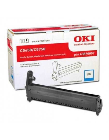 Oki TAMBURO STAMPA CIANO C5650 5750 43870007 43870007 5031713040118 MATERIALE DI CONSUMO
