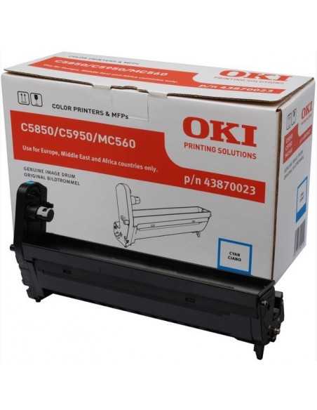 Oki TAMBURO STAMPA CIANO C5850 5950 43870023 43870023 5031713040194 MATERIALE DI CONSUMO