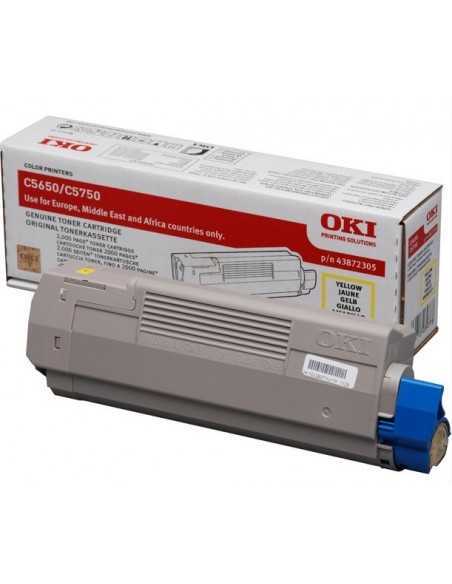 Oki TONER GIALLO C5650 5750 2000 PAG 43872305 43872305 5031713039778 MATERIALE DI CONSUMO