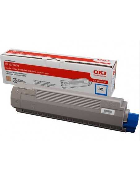 Oki CARTUCCIA TONER CIANO C810 830 8K 44059107 44059107 5031713043539 MATERIALE DI CONSUMO