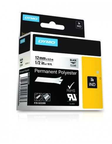 Dymo NASTRO 12MMX 5 5M POLIESTERE NE TRA D1 RHINOPRO 622289 0071701222893 MATERIALE DI CONSUMO
