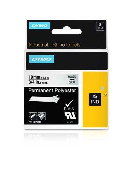 Dymo NASTRO 19MMX 5 5M POLIESTERE NE TRA  622290 0071701222909 MATERIALE DI CONSUMO