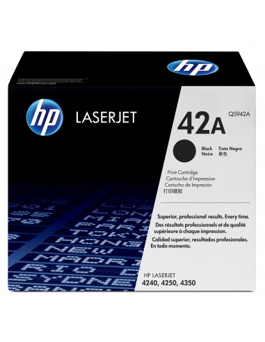 HP Inc DUAL PACK BLACK TONER LJ 4250 4350 42X Q5942XD 0882780984905 MATERIALE DI CONSUMO