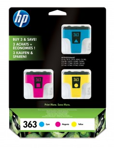 HP Inc CONF. 3 CART.MAGEN.GIALLO.CIANO 363 363 CB333EE 0882780675414 MATERIALE DI CONSUMO