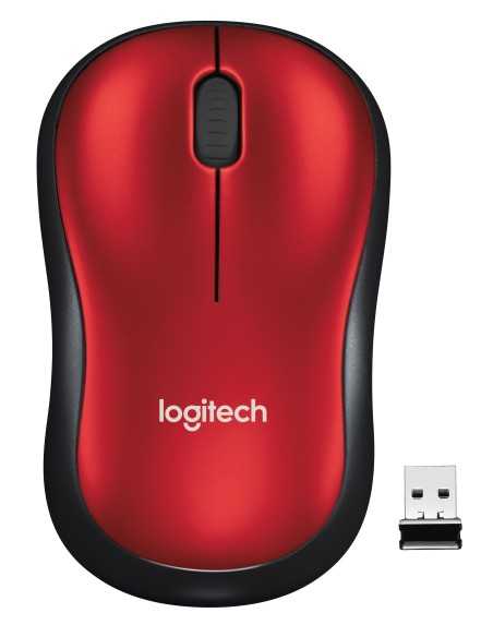 Logitech NOTEBOOK MOUSE M185 RED M185 910-002237 5099206028845 TASTIERE E MOUSE
