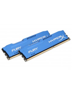 Kingston 8GB 1600MHZ DDR3 NON-ECC CL10 HYPERX FURY BLUE SERIES HX316C10FK2 8 0740617230444 MODULI DI MEMORIA