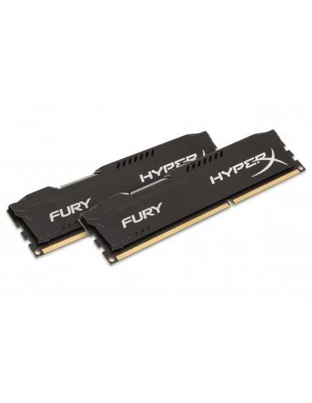Kingston 8GB 1866MHZ DDR3 NON-ECC CL10 HYPERX FURY BLACK SERIES HX318C10FBK2 8 0740617230581 MODULI DI MEMORIA