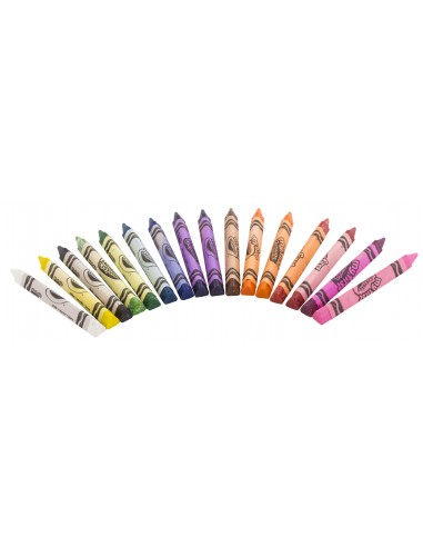 Crayola CF16 PASTELLI A CERA TRIANGOL. MK Pastelli a cera Triangolari e Lavabili 52-016T 0071662020163 Art & Craft