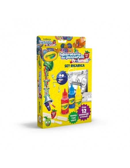 Crayola SET RIC. LAB. PENNARELLI PROFUMELLI Set Ricarica Laboratorio dei Pennarelli Profumelli 25-7245 5010065072459 Art & Craft