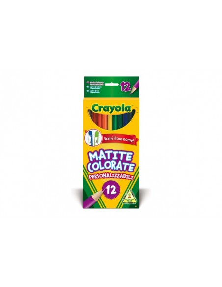 Crayola CF12 MATITE COLORATE PERS.ZZABILI Matite colorate personalizzabili 3620 5010065036208 DIDATTICA E SCUOLA