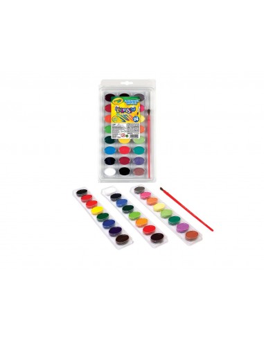 Crayola CF24 LAVABILISSIMI - ACQUERELLI Acquarelli "i Lavabilissimi" 53-0524 0071662052409 DIDATTICA E SCUOLA