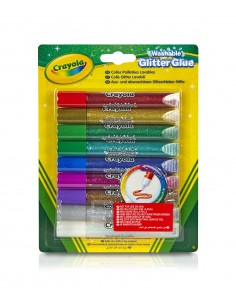 Crayola CF9 COLLE BRILLANTI Colle glitter Lavabili 69-3527 0071662035273 CREATIVITÀ