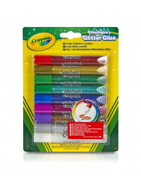 Crayola CF9 COLLE BRILLANTI Colle glitter Lavabili 69-3527 0071662035273 CREATIVITÀ