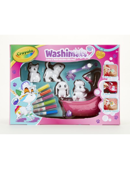 Crayola WASHIMALS - SET ATTIVITÀ CRAYOLA Washimals Set Attività 74-7249 0071662072490 Art & Craft