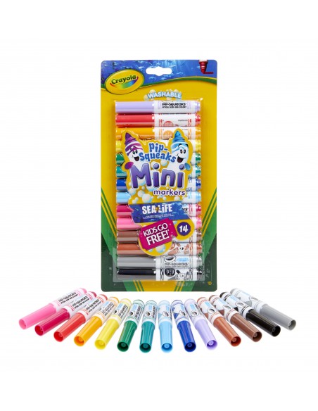 Crayola CF14 MINI PENNARELLI LAVABILI Pennarelli lavabili Mini Markers 8343 5010065083431 Art & Craft