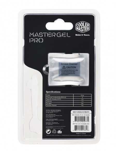 Cooler Master MASTERGEL PRO  4G TUBE GREY MasterGel Pro MGY-OSSG-N15M-R1 4719512050774 PC - ACCESSORI