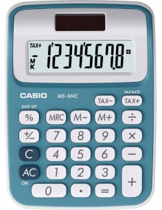 Casio MS-6NC BLU MS-6NC MS-6NCBLU 4971850087465 CALCOLATRICI