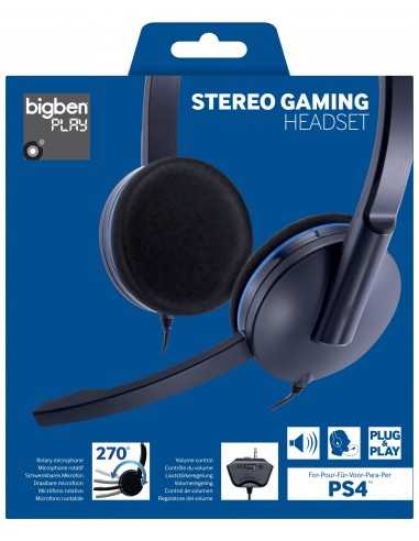 BigBen Interactive PS4 GAMING HEADSET BIG BEN INTER  PS4GAMINGHEADSE 3499550339031 CUFFIE AURICOLARI CON CAVO