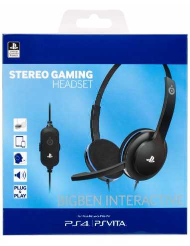 BigBen Interactive PS4 CHAT HEADSET  PS4OFHEADSET 3499550343519 CUFFIE AURICOLARI CON CAVO