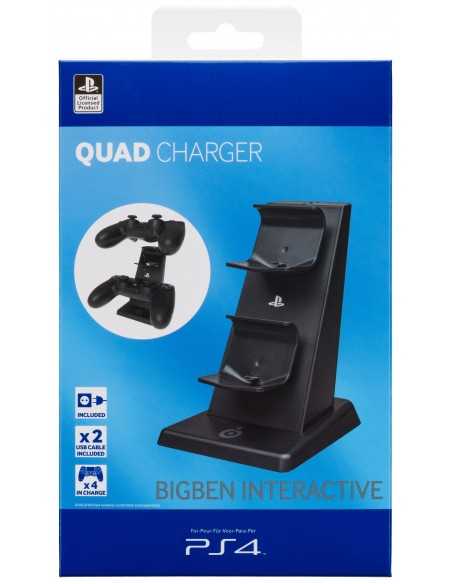 BigBen Interactive PS4 QUAD CHARGER DS4 CAVO USB PS4OFQUADCHARGER PS4OFQUADCHARGE 3499550343502 Games - accessori