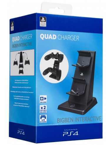 BigBen Interactive PS4 QUAD CHARGER DS4 CAVO USB PS4OFQUADCHARGER PS4OFQUADCHARGE 3499550343502 Games - accessori