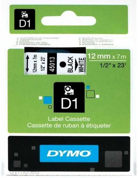 Dymo NASTRO  D1 12MMX7M NERO BIANC D1 S0720530A 5411313450133 MATERIALE DI CONSUMO