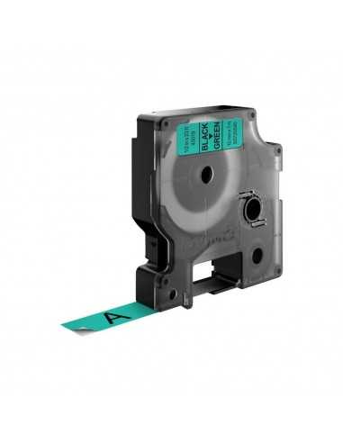 Dymo NASTRO D1 12MMX7M NERO VERDE D1 S0720590A 5411313450195 MATERIALE DI CONSUMO